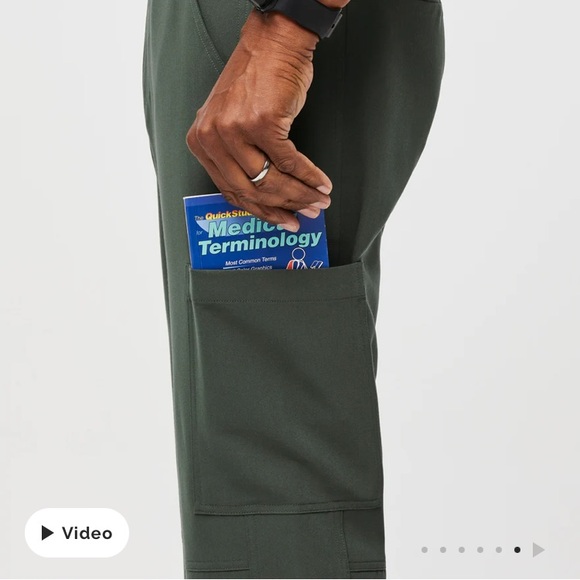 Figs Straight-Legged Fion x Axim Men’s Cargo Scrub Pants In Size Medium/ Tall. - Picture 3 of 10